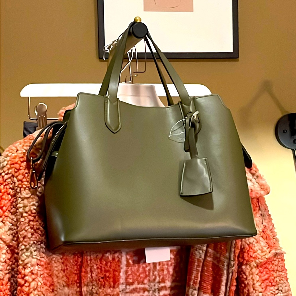 Olive Green Purse Bag Can Be A Cross Body